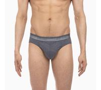 Minislip HOM "HO1", Herren, Gr. L, grau, Obermaterial: 65% Baumwolle, 22% Modal, 13% Elasthan, unifarben, Unterhosen, bequem, weich, eng, elastisch, basic, breiter Bund, Baumwollmix (16077804-L) grau