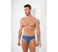 Minislip HOM "HO1", Herren, Gr. M, blau (jeans blau), Obermaterial: 65% Baumwolle, 22% Modal, 13% Elasthan, unifarben, Unterhosen, bequem, weich, eng, elastisch, basic, breiter Bund, Baumwollmix (8503
