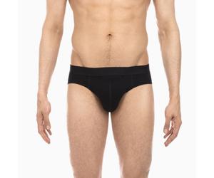 Minislip HOM "HO1", Herren, Gr. XXL, schwarz, Obermaterial: 65% Baumwolle, 22% Modal, 13% Elasthan, unifarben, Unterhosen, bequem, weich, eng, elastisch, basic, breiter Bund, Baumwollmix (33826366-XXL