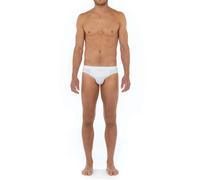 HOM Herren Slip - Comfort Mini Brief HO1,Tencel soft, Unterwäsche, einfarbig Weiß L