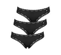 Minislip LIKE IT "3er Pack Damen Minislip Olivia", Damen, Gr. L, schwarz, Obermaterial: 92% Polyamid PA. 8% Elasthan EL., Unterhosen (10239507-L) schwarz