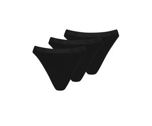 Minislip MEY "Best of", Damen, Gr. 42, schwarz, Single Jersey, Obermaterial: 97% Baumwolle, 3% Elasthan, bedruckt, unifarben, körpernah, Unterhosen, ohne auftragende Seitennähte, atmungsaktiv, elastis