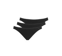 Minislip MEY "Superfine Organic", Damen, Gr. 40, schwarz, Single Jersey, Obermaterial: 92% Baumwolle, 8% Elasthan, unifarben, normal, Unterhosen, mit weichen Beinabschlüssen (83709722-40) schwarz