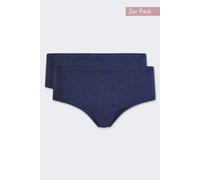 Minislip NINA VON C. "Light & Easy", Damen, Gr. 40, blau (denim melange), Obermaterial: 95% Modal, 5% Elasthan, meliert, bequem, Unterhosen, basic, eng, elastisch, weich, atmungsaktiv, bequem (1845866