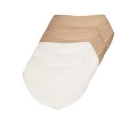 Minislip SASSA "4er Sparpack Slip Mini LOVELY SKIN", Damen, Gr. 48, bunt (ivory beige), Obermaterial: 95% Modal CMD. 5% Elasthan EL., Unterhosen (10440338-48) ivory beige