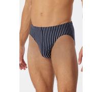 Minislip SCHIESSER "95/5 Essentials", Herren, Gr. 6, blau (803, blau), Single Jersey, Obermaterial: 95% Baumwolle, 5% Elasthan, körpernah, Unterhosen, ohne Eingriff, weich, Baumwollmischung (21502651-