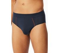 Minislip SCHIESSER "Comfort Fit", Herren, Gr. 4, blau (804, nachtblau), Single Jersey, Obermaterial: 95% Baumwolle, 5% Elasthan, gemustert, körpernah, Unterhosen Minislip, mit höchstem Tragekomfort (5