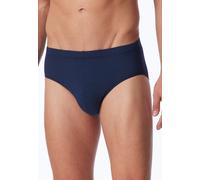 Schiesser Herren Minislip für Männer Weich und Bequem Ohne Gummibund Bio Baumwolle-Cotton Casual Unterwäsche, Dunkelblau_180502, 4XL