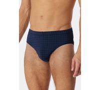 Schiesser Slip Herren Marine Baumwolle Größe 8
