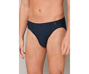 Minislip SCHIESSER "Long Life Soft", Herren, Gr. 10, blau (815, blau), Single Jersey, Obermaterial: 75% Modal, 15% Polyester, 10% Elasthan, körpernah, Unterhosen, gestreift, ohne Eingriff, optimales F