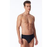Schiesser Slip Herren Minislip Baumwolle schwarz gemustert mit weichem Bündchen 5