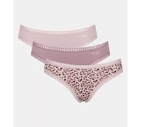 Minislip SLOGGI "GO Crush", Damen, Gr. XXL, 1, multiple colours, Single Jersey, Obermaterial: 95% Baumwolle, 5% Elasthan, körpernah, Unterhosen, dehnbare Spitzendetails, Cotton-Mix (15573122-XXL) 1, m
