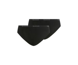 Minislip SLOGGI "Men Basic", Herren, Gr. 5, schwarz, Single Jersey, Obermaterial: 94% Baumwolle, 6% Elasthan, unifarben, körpernah, Unterhosen, elastischer, weicher Taillenbund (81800543-5) schwarz