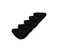 Tom Tailor Herren Mini-Slip Colorado – 5er-Pack, schwarz, L, 100% Baumwolle