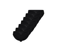 Minislip TOM TAILOR "Texas", Herren, Gr. 5M, schwarz (schwarz, dunkel, uni), Single Jersey, Obermaterial: 100% Baumwolle, unifarben, körpernah, Unterhosen, bequem, basic, eng, weich, atmungsaktiv, mit