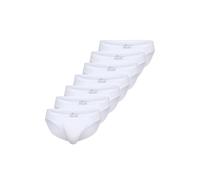 TOM TAILOR Herren Slip weiß uni 7er Pack 5