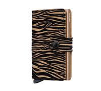 Secrid - Kreditkartenetui Miniwallet Zebra Zebra Beige-Sand beige/schwarz