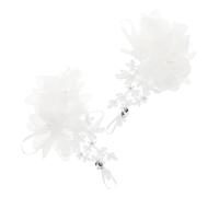 minkissy 1paar Romantische Hochzeits-handschuhe Spitze Für Bräute Kurze Damen-handschuhe Für Kostümpartys Und Abendveranstaltungen Accessoires Für Großen Tag