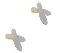 minkissy 2paare Eva Unsichtbare Fersenerhöhung Einlegesohlen Höhenerhöhung Gelb Für Sportschuhe Komfortable Und Atmungsaktive Schuheinlagen Geeignet Für Yards