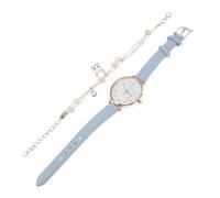 minkissy Kinderarmbanduhr Teiliges mit Niedlichem Kaninchen Verstellbares Armband Leicht und für Schüler und Kleinkinder Cartoon Uhr mit Passendem Armband