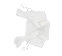 minkissy Kragenimitat für Damen mit Strasssteinen Abnehmbarer Zierkragen Weißer Kunstkragen Geeignet für Legere und Formelle Anlässe