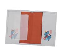 minkissy Pu Leder Reisepasshülle Dinosaurier Motiv Klein Faltbar Mit Kartenfächern Reisepass Organizer Reise Dokumentenetui