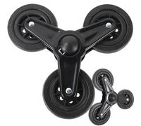 minkissy Robuste Dreiecks Einkaufswagenräder aus Kunststoff und Eisen Stabile Ersatzräder für Einkaufstrolley mit Humanisiertem Design für Treppensteigen