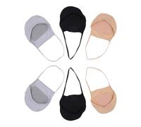 minkissy Rutschfeste Unsichtbare Füßlinge 3 Paar Flach Geschnittene Kurze Socken mit Elastischem Bund für Damen Pumps und Slingback