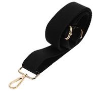 minkissy Verstellbarer Canvas Schultergurt für Crossbody Taschen Modischer Baumwoll Umhängegurt in Schwarz Langlebiger Taschengurt für Selbstgemacht Handtaschen Zubehör