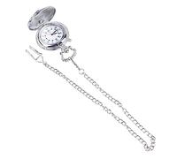 minkissy Vintage Taschenuhr Herren Lokomotive aus Metall mit Deckel Leuchtziffern Kreatives Design Geschenk für Freunde Kleidung Dekoration