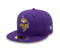 Minnesota Vikings NFL Official Team Colours New Era 59FIFTY Fitted Cap Lila - 7 1/4