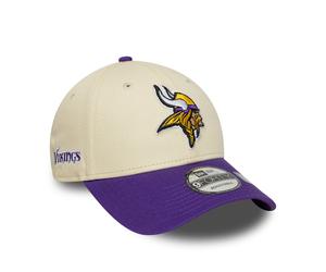 Minnesota Vikings Side Wordmark New Era 9FORTY NFL Cap Beige - ONE SIZE