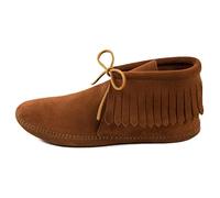 Minnetonka Herren Classic Fringe Kurzschaft Stiefel, Braun (Brown), 43 EU