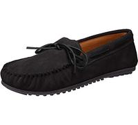 Minnetonka Classic Moc 917T Herren Mokassins, Schwarz (Black), 43 EU