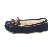 Minnetonka Damen Cally Flache Hausschuhe, Blau Navy, 36 EU