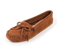 Minnetonka Damen Kilty Suede Moc 402W Mokassin, Braun (BrownBrown), 40 EU Weit