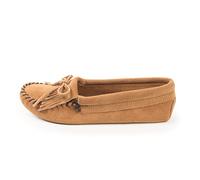 Minnetonka Damen Kilty Suede Moc 107T Mokassin, Beige (TaupeTaupe), 41 EU