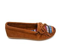 Minnetonka Damen Kilty Mokassin, Braun (ARIZONAFABRIC), 40