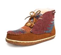 Minnetonka Damen Torrey Suede Indoor und Outdoor Bootie Hausschuhe, Braun Multi, 10.5