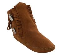Minnetonka Damen Two Button 432 Mokassin Stiefel, Braun (BrownBrown), 38 EU