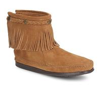 Minnetonka Damenstiefel HI TOP BACK ZIP BOOT in Braun 36