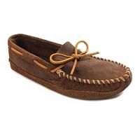 Minnetonka Herren Double Bottom Softsole Mokassin, Braun (Brown), 44.5 EU
