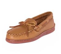 Minnetonka Herren 890 Moosehide Classic Mokassins, Natur, 42.5 EU