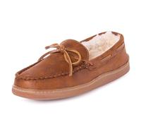 Minnetonka Herren Pile Lined Hardsole 3902W Mokassin, Braun Brown, 39.5 EU Weit