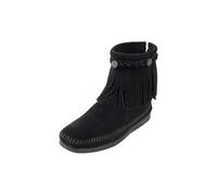 Minnetonka Hi Top Back Zip Boot 299, Damen, Stiefel, Schwarz (BLACK), EU 41 (US 10)