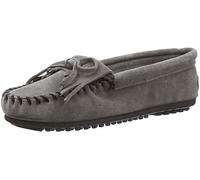 Minnetonka Kilty Damen-Mokassins, Grau - grau - Größe: 37,5 EU C/D