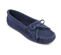 Minnetonka Kilty Moc, Damen Mokassin, Blau (Navy 9T), 41 EU