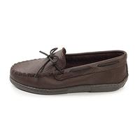 Minnetonka Moosehide Classic Mokassins für Herren, Braun - Schokoladenelch - Größe: 45 EU
