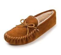 Minnetonka Traditional Pile Lined Softsole, Herren Niedrig Hausschuhe, Braun (Brown), 44 EU