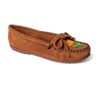 Minnetonka x Lucie Skjefte Damen Ziigwan Waabigwan Moc, Braun, 38.5 EU